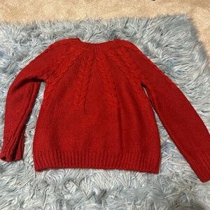 Red sweater
